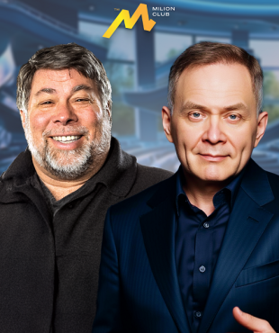 Alexander Visotsky and Steve Wozniak will speak on the same stage at a forum in Chisinau