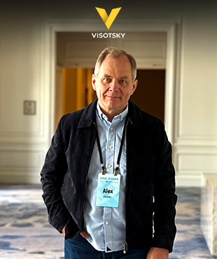 The founders of Visotsky Inc. visited the EPIC Network business event in San Diego